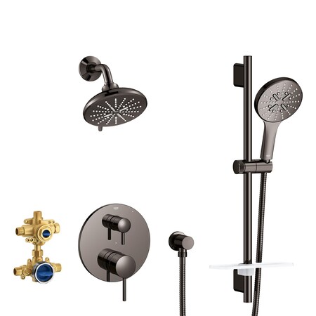 Grohe Timeless Pressure Balance Shower Set, Gray 29431A00
